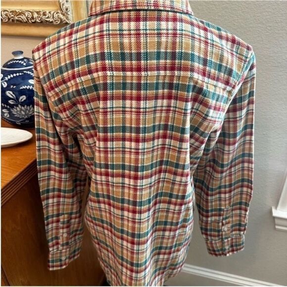 THE GREAT. Multicolor Plaid Button Down Shirt - Picture 5 of 6